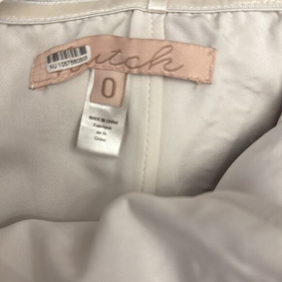 Anthropologie x Hutch Strapless Maxi Dress with Front Bow Black Gingham Size 0 - Picture 4 of 4